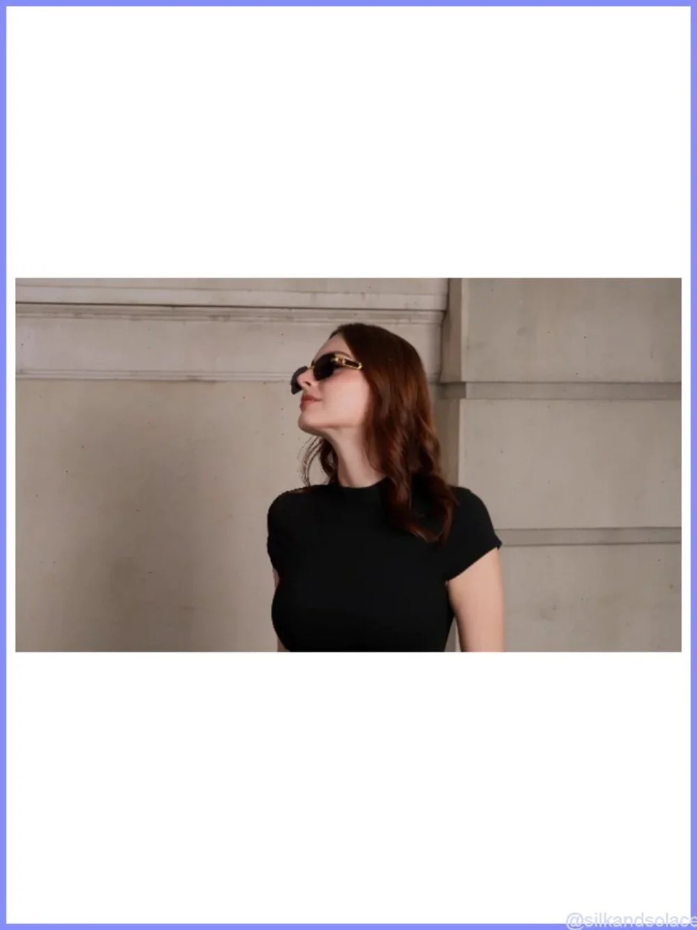 Rimless Rectangle Sunglasses Retro Y2K Square UV400 with Imitation Wood Temples